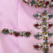 Embellished Jacket and Pants Set