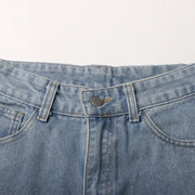 Strap-Detail Cargo Jeans