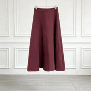 Button Jacket and Long Skirt Set