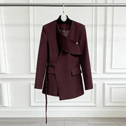 Asymmetric Wrap Jacket