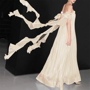 Ribbon-Trim Sleeveless Dress