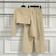 Embellished Jacket and Pants Set