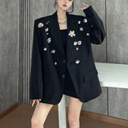 Floral Embellished Blazer