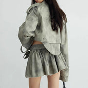 Cropped Jacket or Skirt
