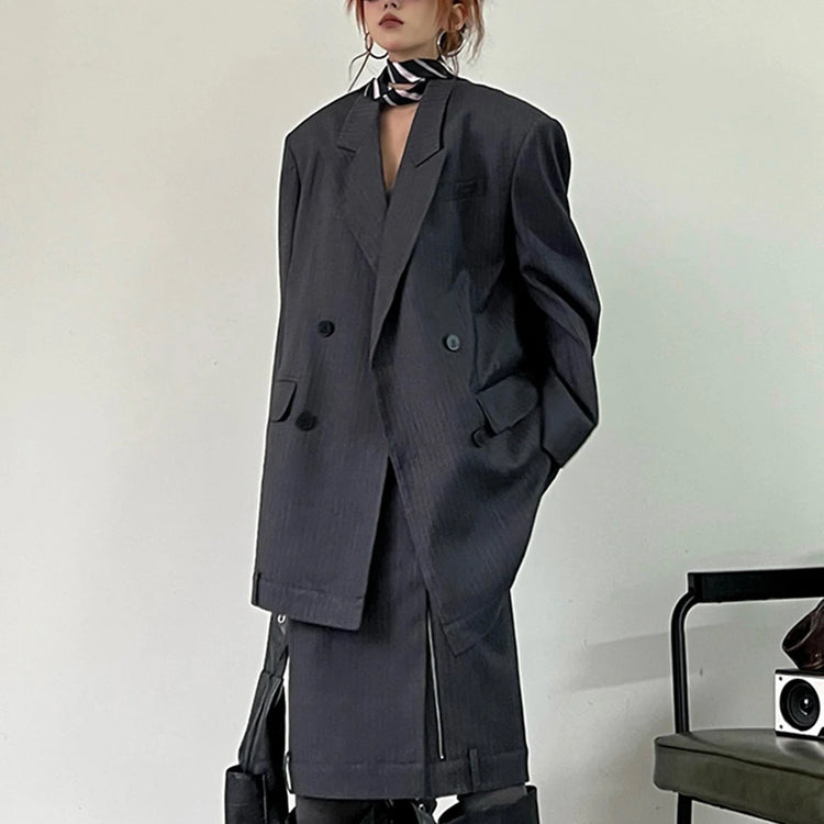 Pinstriped Blazer or Skirt