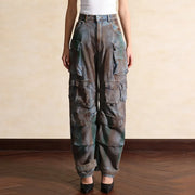 Straight-Leg Cargo Jeans