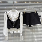 Ruffle Blouse or Shorts