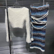 Textured Sweater or Skirt