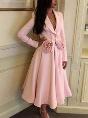 Rosette Blazer, Flared Skirt or Set