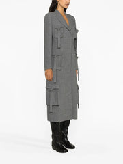 Multi-Pocket Longline Coat