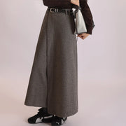 Wide-Leg Cropped Pants