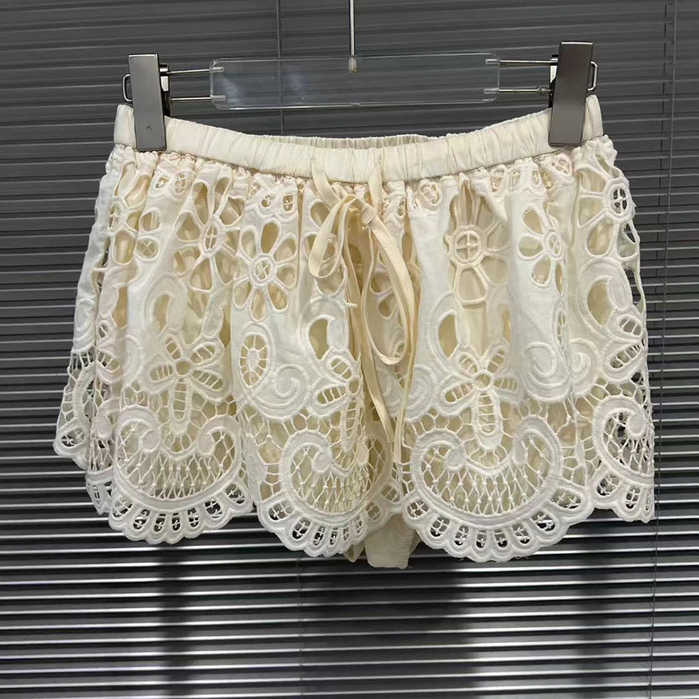 Sheer Lace Shirt or Mini Skirt