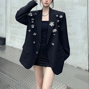 Floral Embellished Blazer