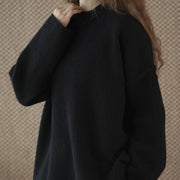 Relaxed Drop-Shoulder Sweater