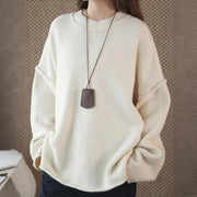 Relaxed Drop-Shoulder Sweater