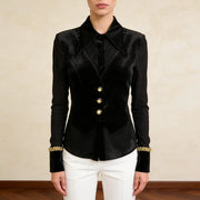 Pointed-Collar Fitted Shirt