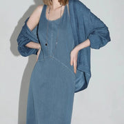 Sleeveless Scoop-Neck Dress