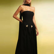 Strapless A-Line Dress