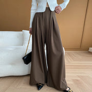 Pleated Wide-Leg Pants