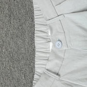 Collared Shirt and Wide-Leg Pants Set