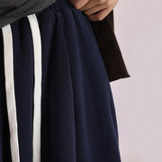 Balloon-Hem Long Skirt