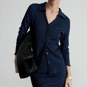 Fitted Shirt or Midi Skirt