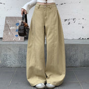 Pleated Wide-Leg Pants