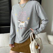 Horse-Graphic Long-Sleeve Tee