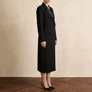 Double-Breasted Longline Coat