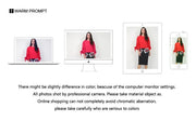 Ruffled-Hem Button-Front Blouse