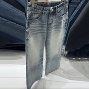Distressed Flared Jeans
