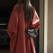 Relaxed Longline Zip-Up Jacket