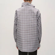 Plaid Long-Sleeve Pullover Shirt