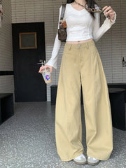 Pleated Wide-Leg Pants