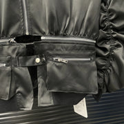 Zip-Detail Bomber Jacket