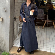 Collared Jacket or Long Skirt
