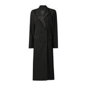 Double-Breasted Longline Coat
