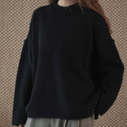 Relaxed Drop-Shoulder Sweater