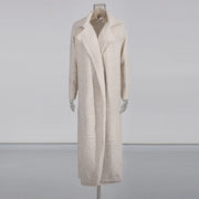 Textured Coat, Top and Skirt Set