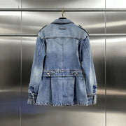 Stand-Collar Pocket Jacket