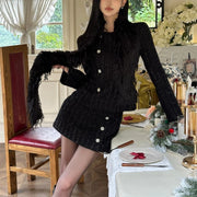 Textured Jacket or Skirt