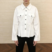 Flap-Pocket Button-Up Shirt