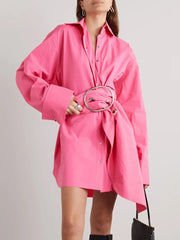 Oversized Longline Button Shirt