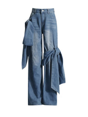 Bow-Front Top or Wide-Leg Pants