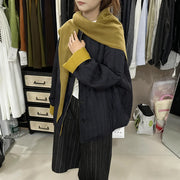 Contrast-Trim Quilted Jacket