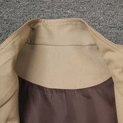Tie-Waist Stand-Collar Jacket