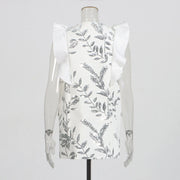 Floral-Embellished Sleeveless Vest