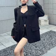 Collarless Longline Blazer