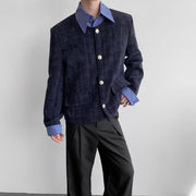 Textured Button-Front Jacket